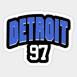 Detroit 97 Sticker